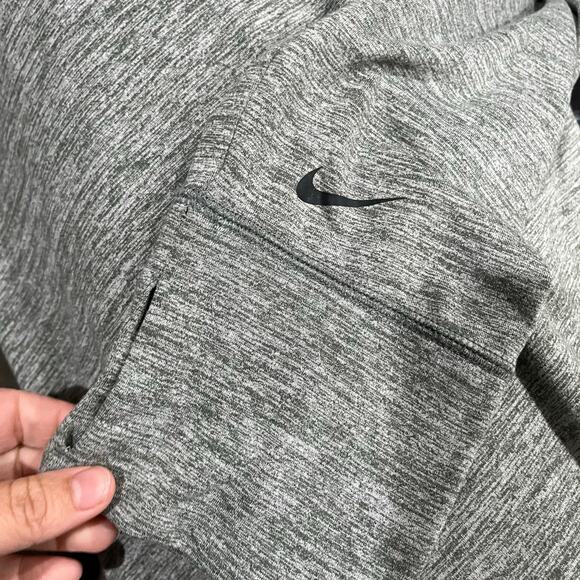 Nike Dri Fit Heathered Green Open Front Cozy Yoga Cardigan Sweater Size XXL - Picture 8 of 8